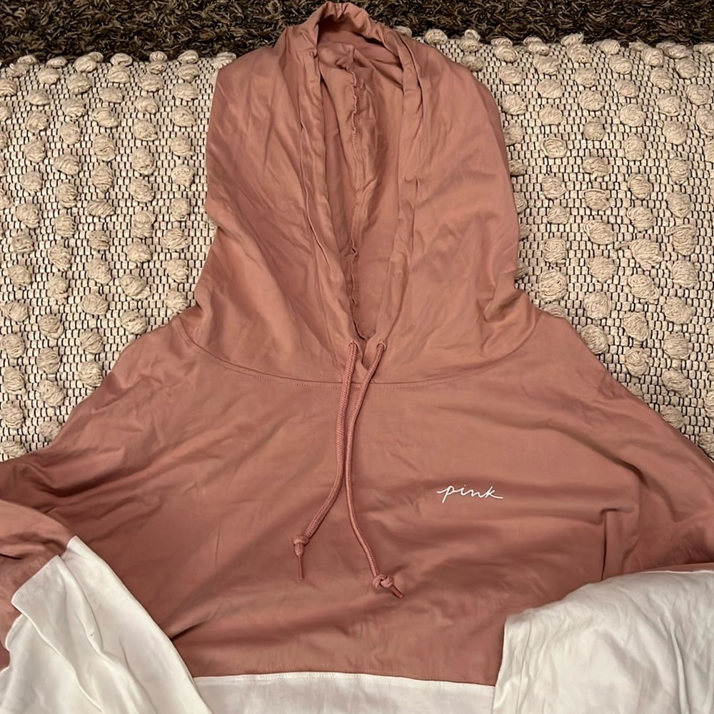 Victoria’s Secret Pink Lightweight Hoodie Size Large, New Condition